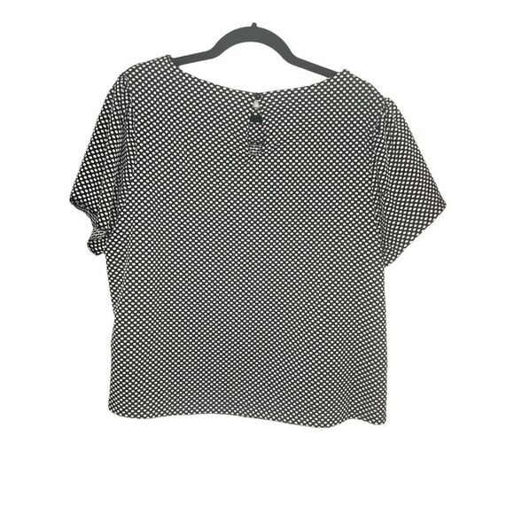 Philosophy Black & White Polka Dot Blouse - Women’s 1X - Picture 2 of 5